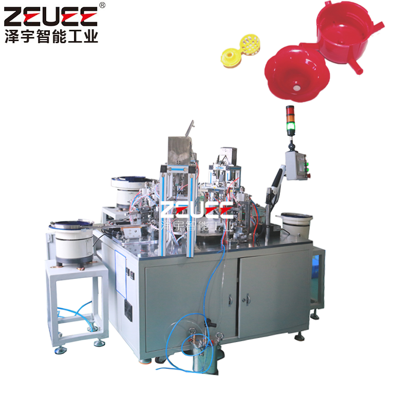 Plastic bottle cover cap automatic assembly machine