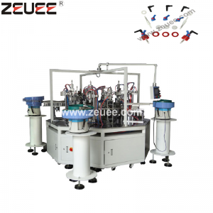 Medical plastic bottle trigger nozzle automatic assembly equipment
