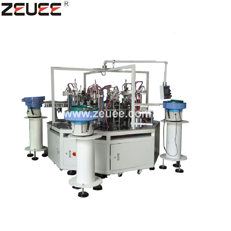 Medical plastic bottle trigger nozzle automatic assembly equipment