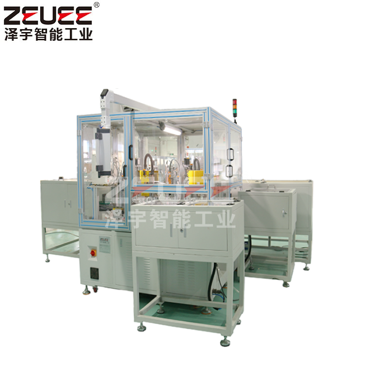 Cosmetic plastic bottle pump head automatic assembly machine