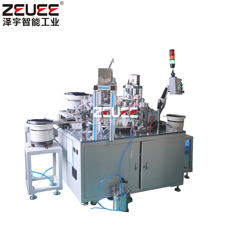 Plastic parts valve automatic assembly machine