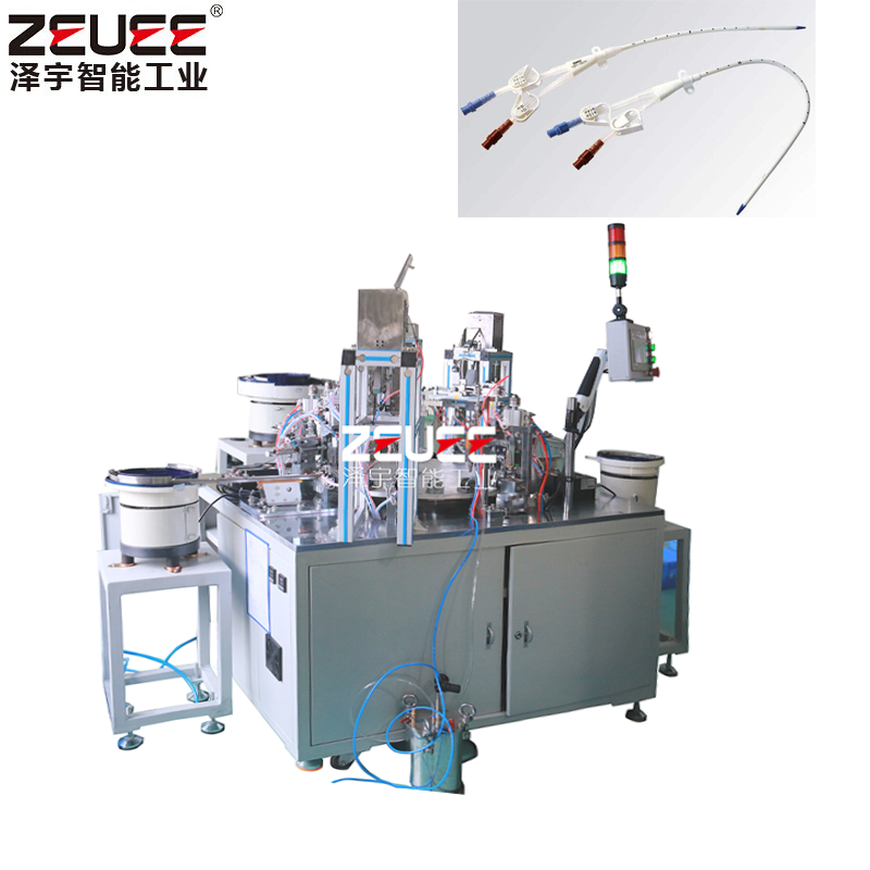 Medical product syringe needle automatic assembly machine