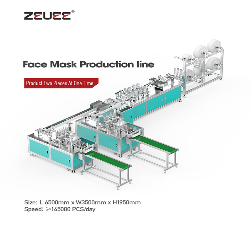 Medical Disposable Face Mask Automatic Production Line Assembly Machine