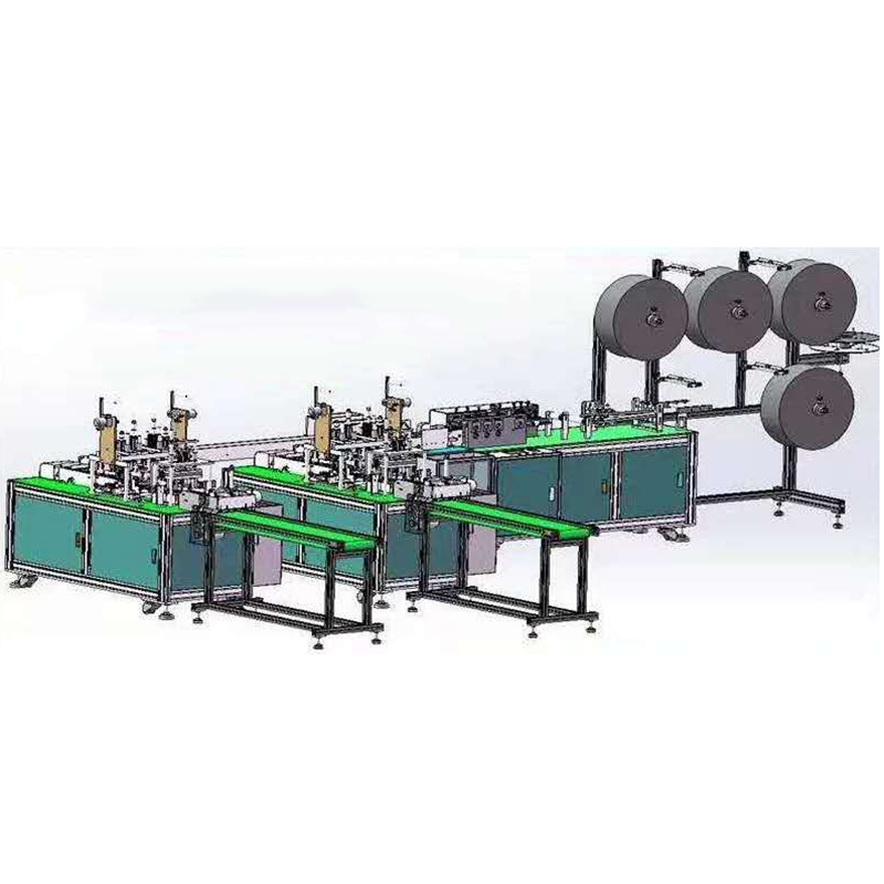 Medical Disposable Face Mask Automatic Production Line Assembly Machine